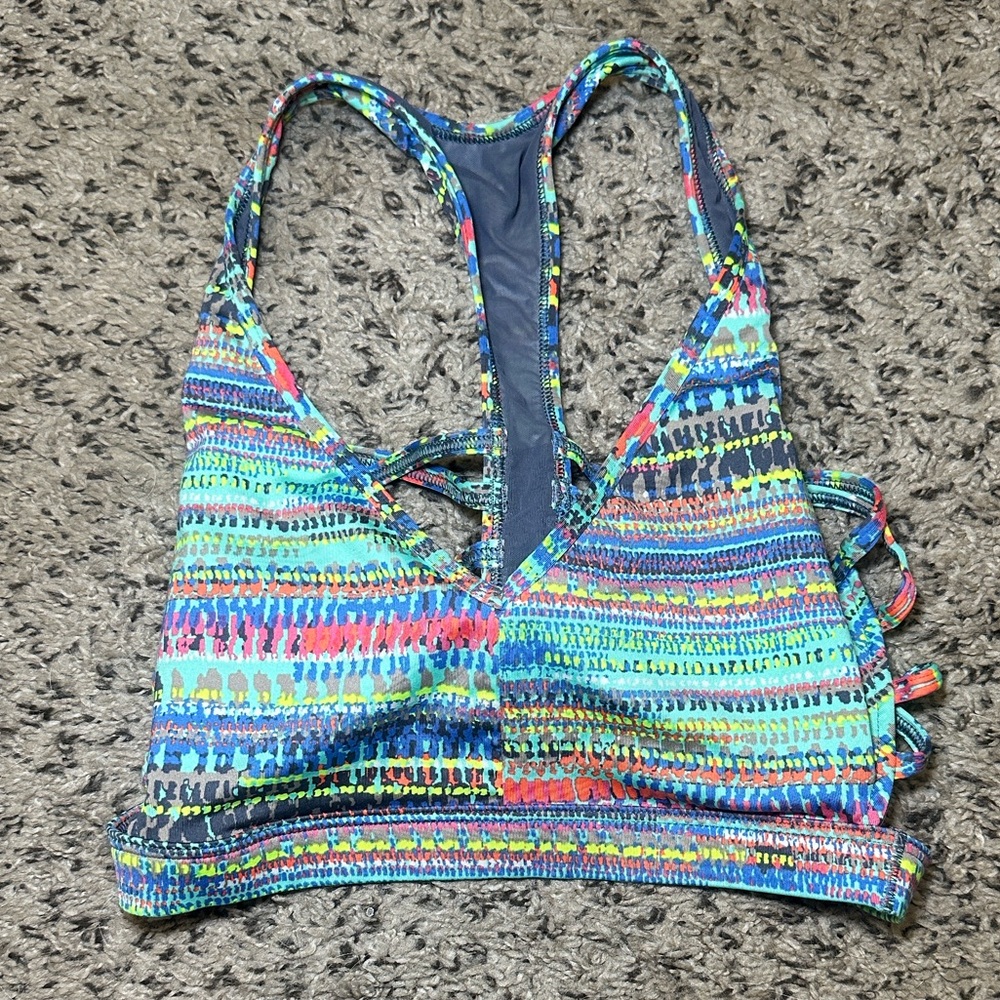 Colorful Strappy Women's Top